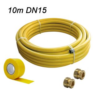 TeslaFlex Gas Pipe Installer Kit DN15 – CSST (Length 10m)