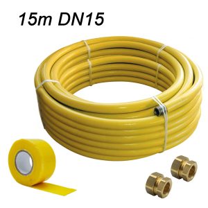 TeslaFlex Gas Pipe Installer Kit DN15 – CSST (Length 15m)