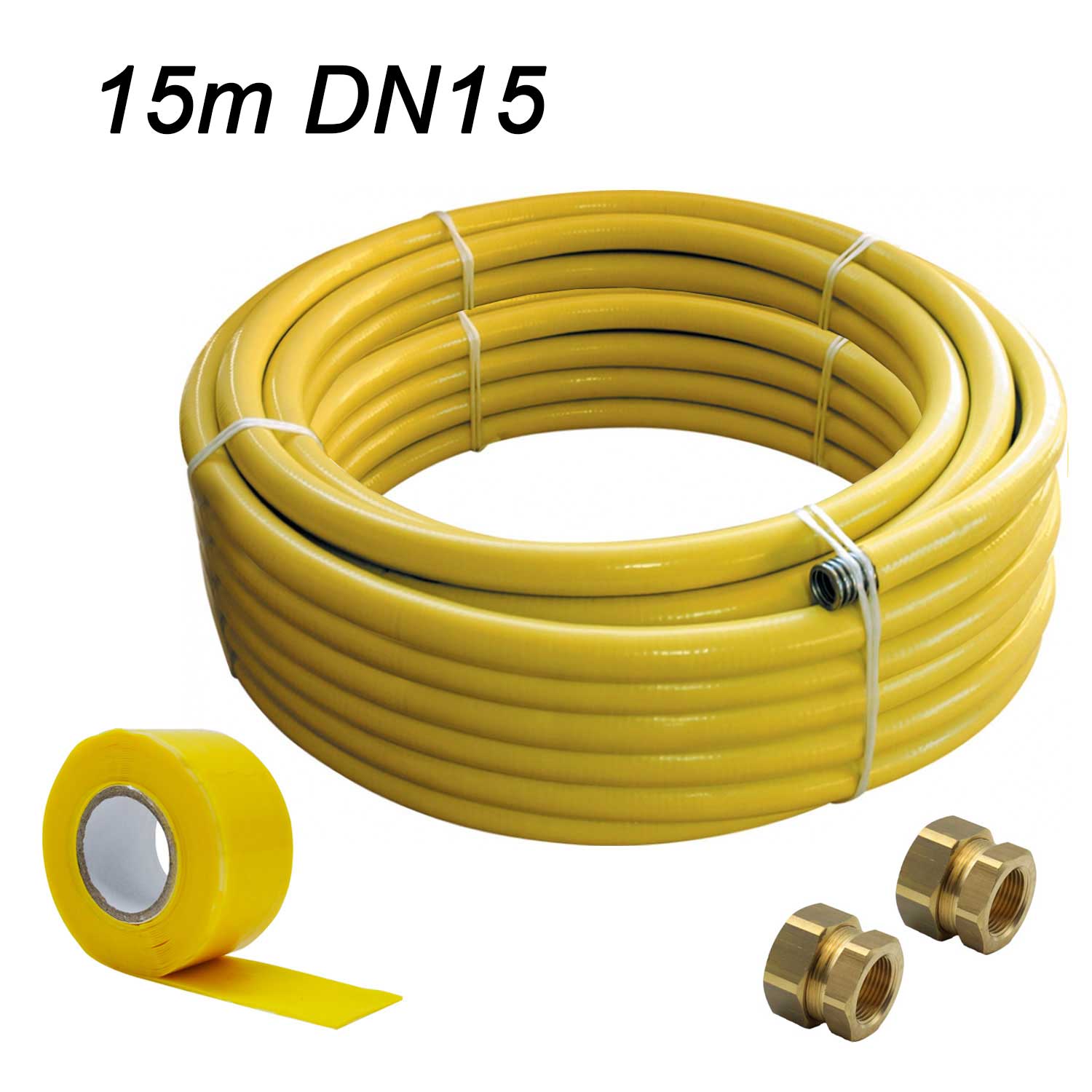 DN15-15-METER-KIT-Includes-Pipe-2x-Female-Adaptors-and-Tape