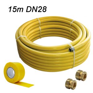 TeslaFlex Gas Pipe Installer Kit DN28 – CSST (Length 15m)