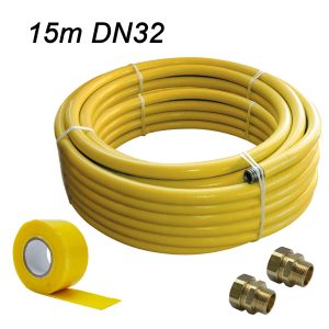TeslaFlex Gas Pipe Installer Kit DN32 – CSST (Length 15m)