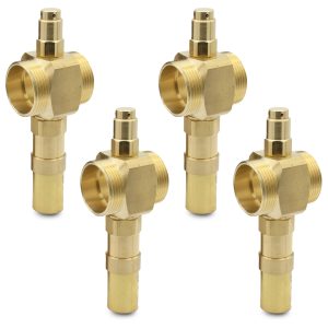 4 x Heat Pump Anti-freeze Valve 1 1/4" Male to Male (Four Pack)