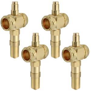 4 x Heat Pump Anti-freeze Valve 28mm x 28mm Compression (Four Pack)