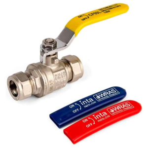 Inta Compression 15mm Universal Lever Ball Valve Gas and Water IN89ALGWC15