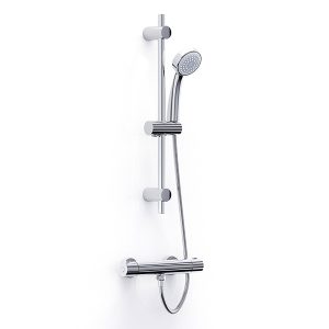 Inta Trade-Tec Thermostatic Bar Shower with Flexible Riser Kit TR10032CP WRAS Approved