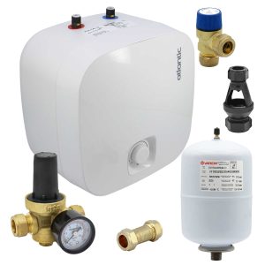 Atlantic 10L Nanto Lite Undersink Hot Water Heater AH821547 + Unvented Kit A B C D