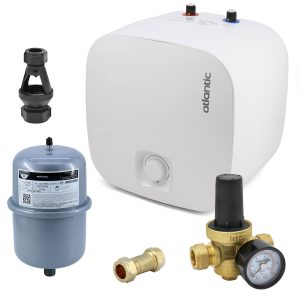 Atlantic 10L Nanto Lite Undersink Hot Water Heater AH821547 + Unvented Kit A B C