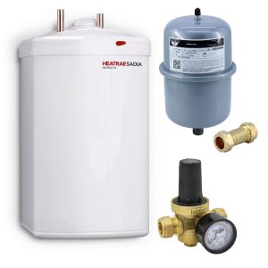 Heatrae Sadia - Hotflo 10 Litre Instant Water Heater 50148 & Unvented Kit B Alternative
