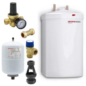 Heatrae Sadia - Hotflo 10 Litre Instant Water Heater 50148 & Unvented Kit D Alternative