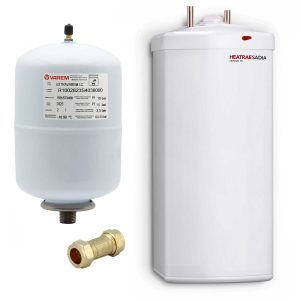 Heatrae Sadia - Hotflo 15 Litre Instant Water Heater 50149 & Unvented Kit A 95050149