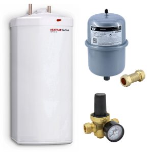 Heatrae Sadia - Hotflo 15 Litre Instant Water Heater 50149 & Unvented Kit B 95050149