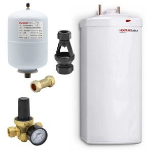 Heatrae Sadia - Hotflo 15 Litre Instant Water Heater 50149 & Unvented Kit C 95050149