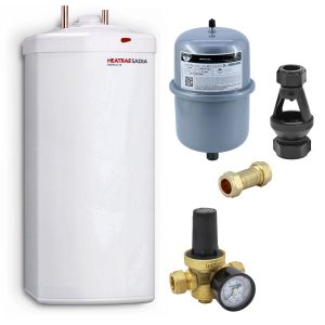 Heatrae Sadia - Hotflo 15 Litre Instant Water Heater 50149 & Unvented Kit C 95050149