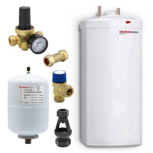 Heatrae Sadia - Hotflo 15 Litre Instant Water Heater 50149 & Unvented Kit D 95050149