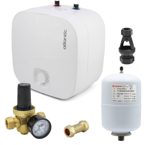 Atlantic 10L Nanto Lite Undersink Hot Water Heater AH821547 + Unvented Kit A B C