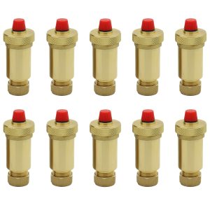 10 x Automatic Air Vent 15mm - Slimline (Ten Pack)