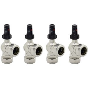 4 x Automatic By-Pass Differential Valve Angled 22mm (Four pack)