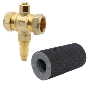 Heat Pump Anti-freeze Valve 28mm x 28mm Compression and Insulation Jacket