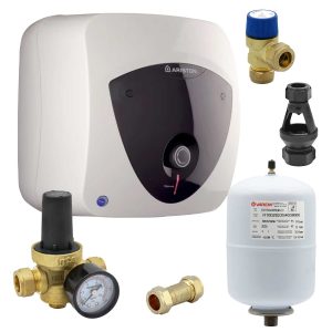 Ariston Andris Lux 10L Undersink 2KW - 3100306 (Kit A B C D)