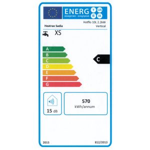 Heatrae Sadia - Hotflo 10 Litre Instant Water Heater 50148