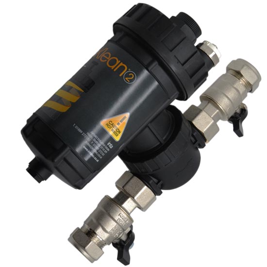 Intaklean 2 - 22mm Central Heating Magnetic Filter IK2MF22 (Like Fernox TF1)