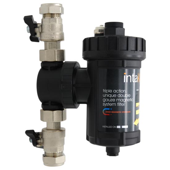 Intaklean 2 - 22mm Central Heating Magnetic Filter IK2MF22 (Like Fernox TF1)