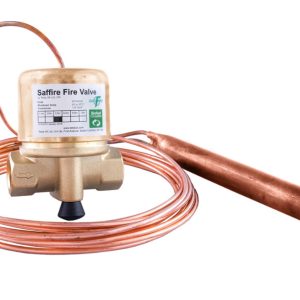 Tesla SAFFIRE Remote Fire Valve 1/4" 90 degree 2m KFV9020