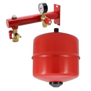Expansion Vessel 12 Litre Heating + Fixing T-Bar System Kit