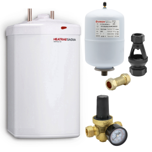 Heatrae Sadia - Hotflo 10 Litre Instant Water Heater 50148 & Unvented Kit C Alternative