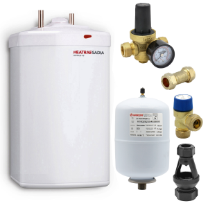 Heatrae Sadia - Hotflo 10 Litre Instant Water Heater 50148 & Unvented Kit D Alternative