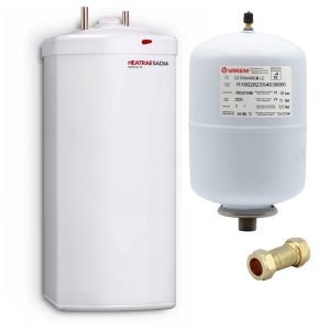 Heatrae Sadia - Hotflo 15 Litre Instant Water Heater 50149 & Unvented Kit A 95050149