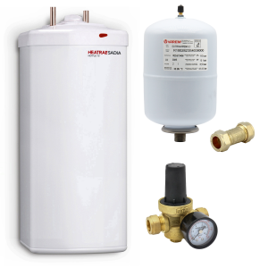 Heatrae Sadia - Hotflo 15 Litre Instant Water Heater 50149 & Unvented Kit B 95050149