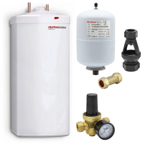 Heatrae Sadia - Hotflo 15 Litre Instant Water Heater 50149 & Unvented Kit C 95050149